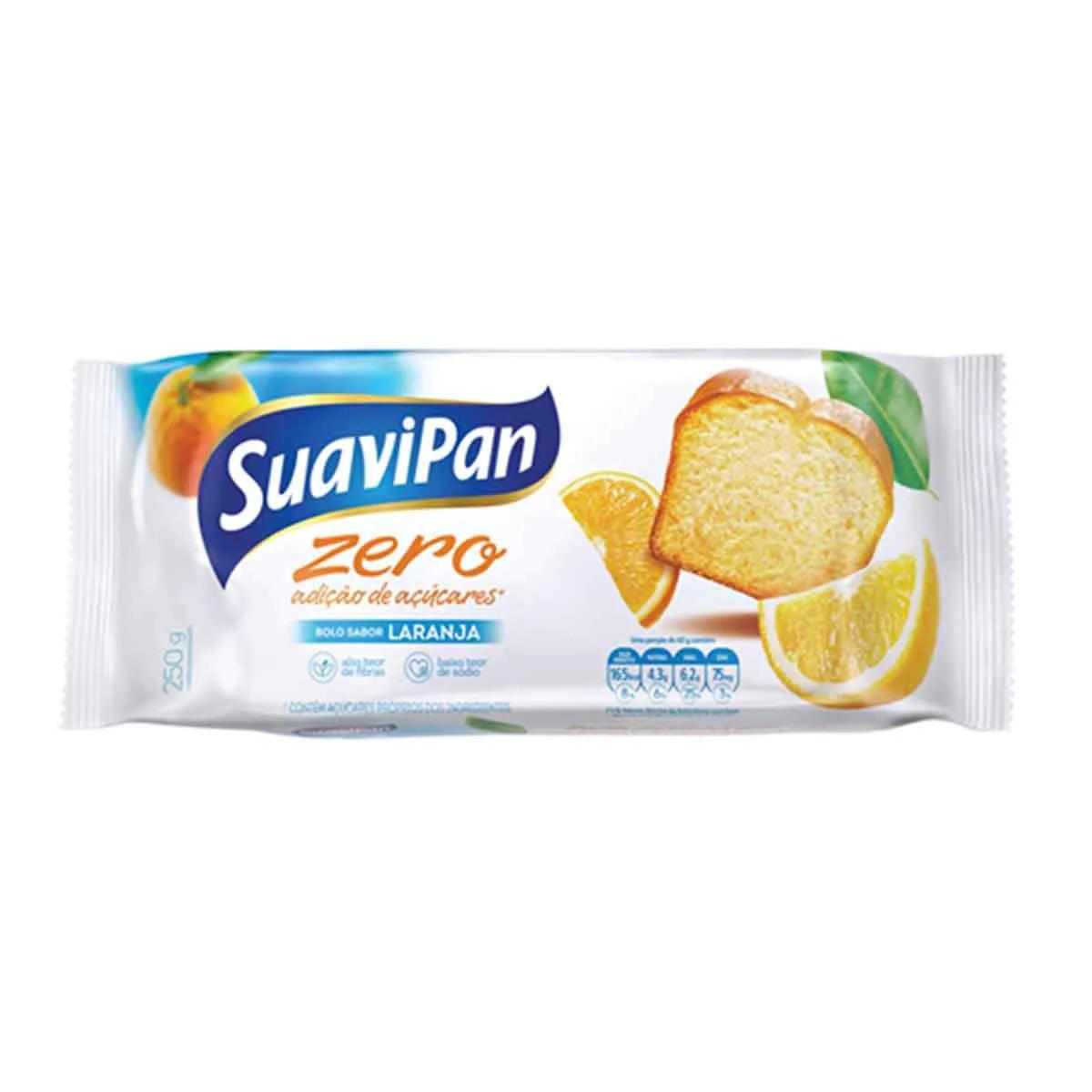 Bolo Zero Açúcar SuaviPan Laranja 250g