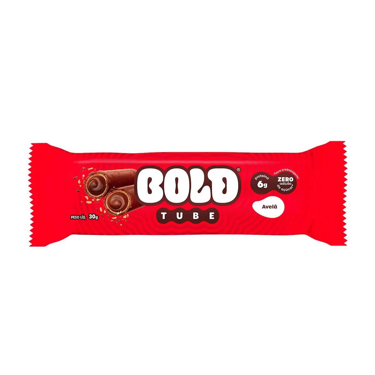 Snack de Proteína Bold Tube Avelã 30g