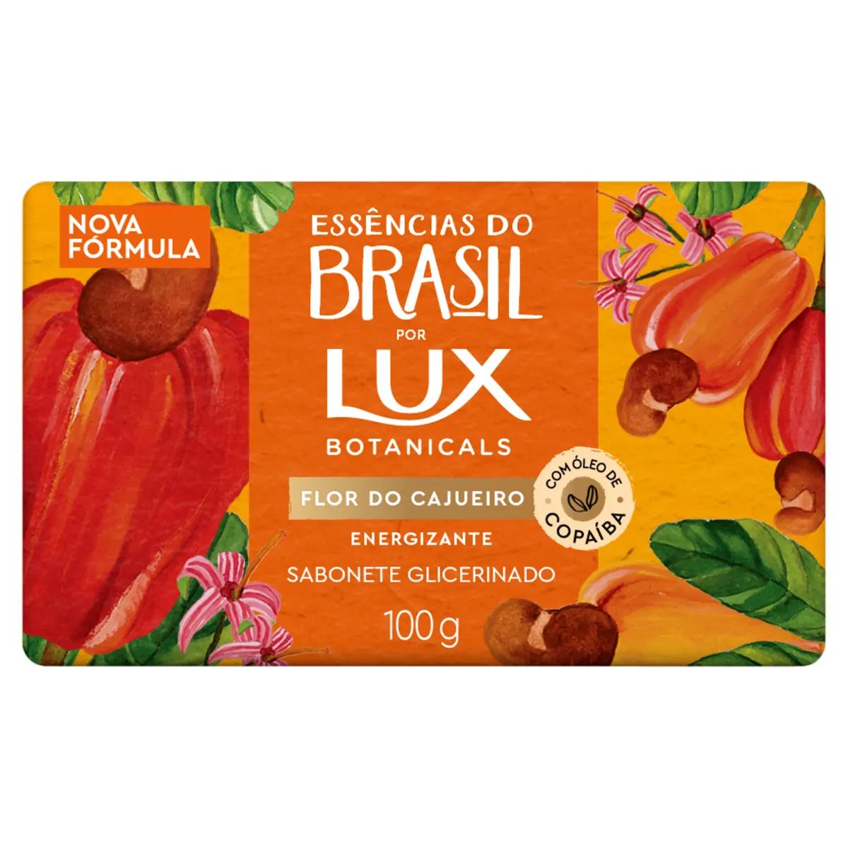 Sabonete em Barra Lux Botanicals Essências do Brasil Flor do Cajueiro 100g