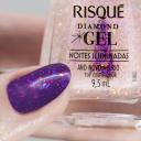 Esmalte Top Coat Fixador Risqué Diamond Gel Noites Iluminadas - Ano Novo no Rio 9,5ml
