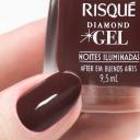 Esmalte Risqué Diamond Gel Noites Iluminadas - After em Buenos Aires 9,5ml