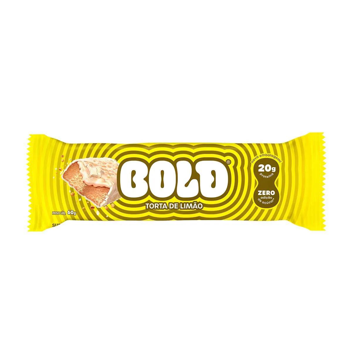 Barra de Proteína Bold Torta de Limão 60g