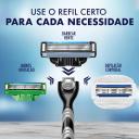 Kit Carga para Aparelho de Barbear Gillette Mach3 4 unidades + Creme de Barbear Proteção e Conforto 150ml