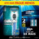 Kit Barbeador Gillette Mach3 Acqua Grip 1 aparelho + 2 cargas