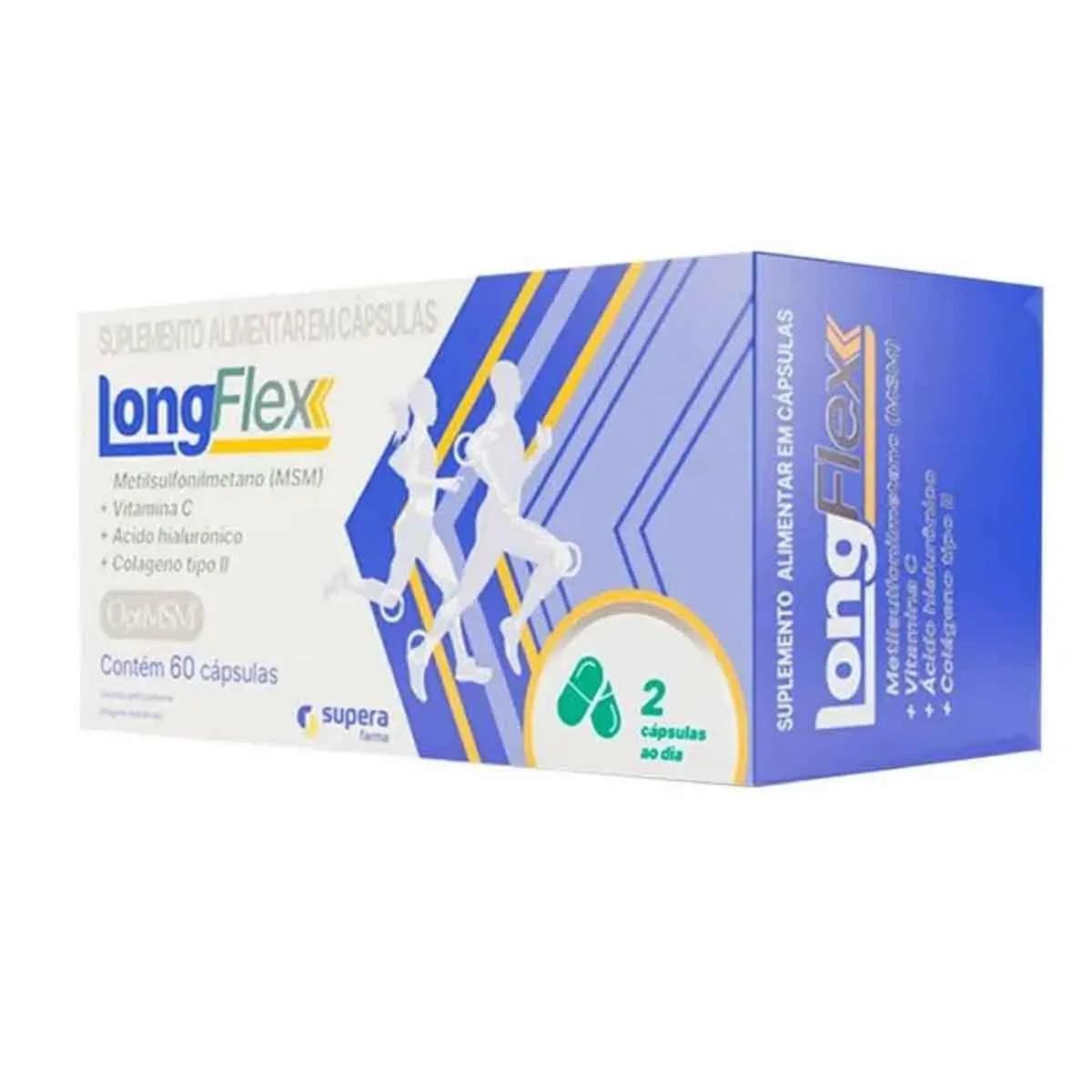 Suplemento Alimentar LongFlex 60 cápsulas