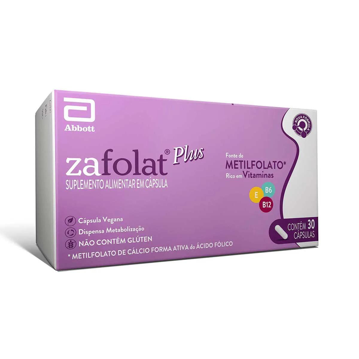 Suplemento Alimentar Zafolat Plus 30 cápsulas