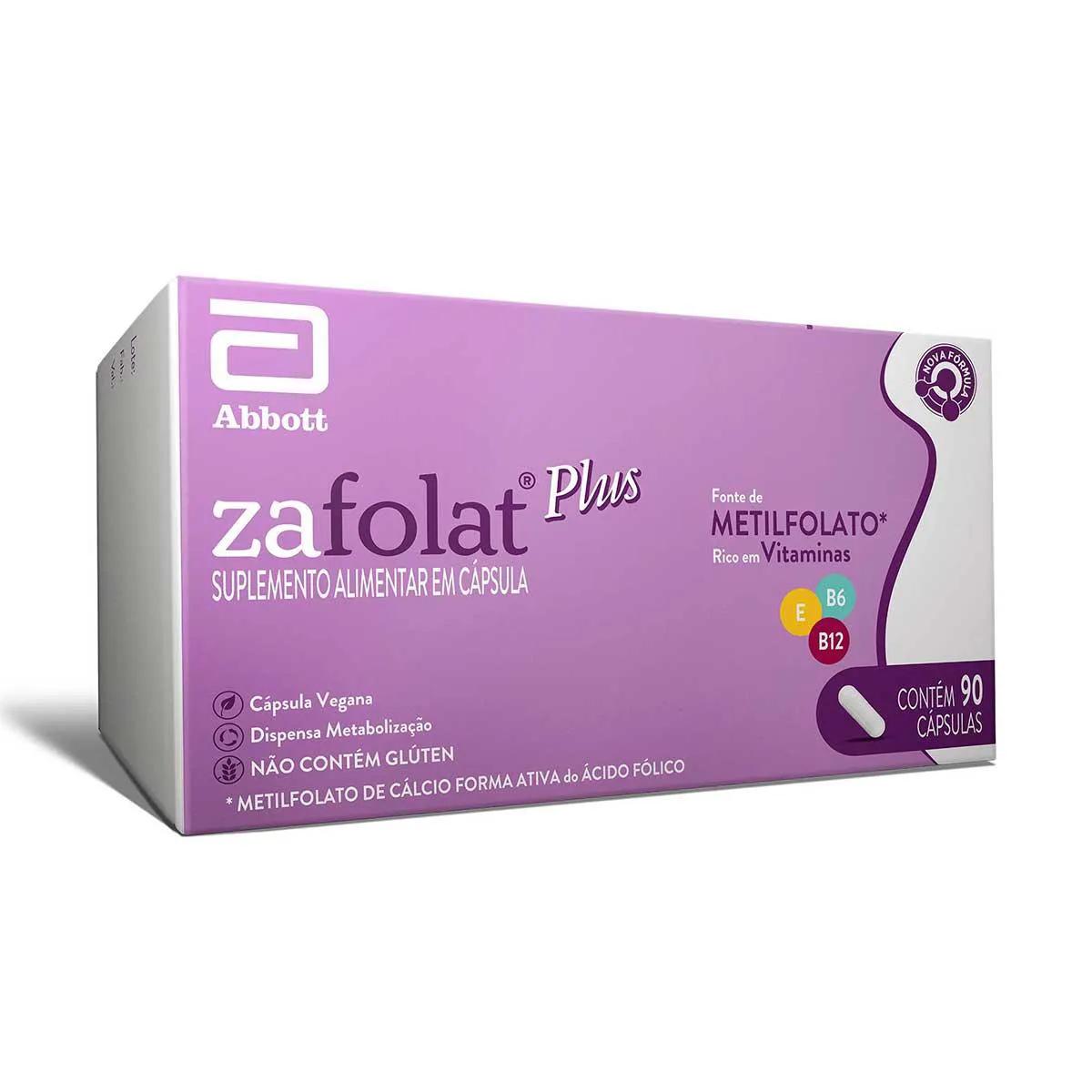 Suplemento Alimentar Zafolat Plus 90 cápsulas