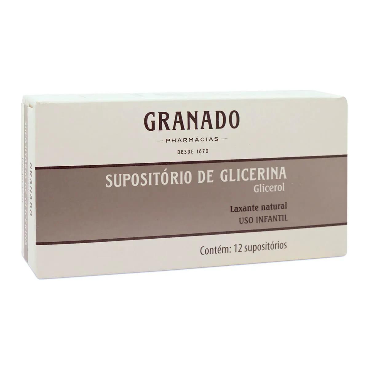 Supositório de Glicerina Granado Infantil 12 Supositórios