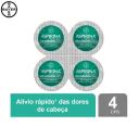 Aspirina Microativa Ácido Acetilsalicílico 500mg 4 comprimidos