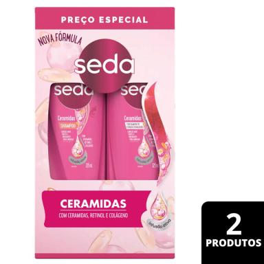 Kit Seda Ceramidas Shampoo + Condicionador com 325ml cada
