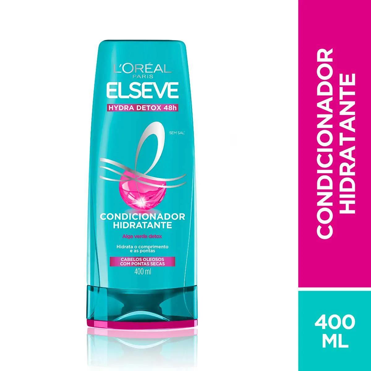 Condicionador Elseve Hydra Detox 48h Reequilibrante com 400ml