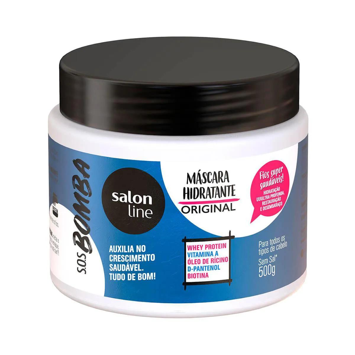 Máscara Hidratante Capilar Salon Line S.O.S Bomba Original com 500g