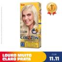 Tintura Cor&Ton Niely 11.11 Louro Muito Claro Prata com 1 Unidade