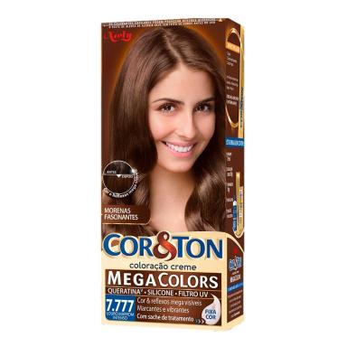 Tintura Cor&Ton Niely 7.777 Louro Marrom Intenso com 1 unidade