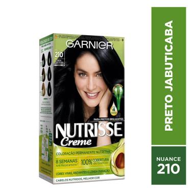 Tintura Permanente Nutrisse Creme 210 Preto Jabuticaba