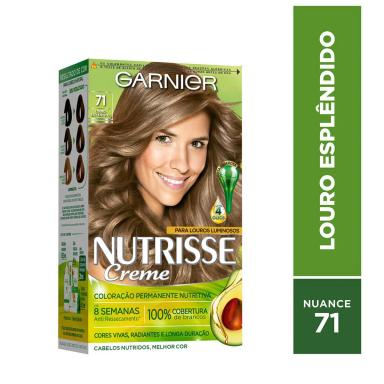 Tintura Permanente Nutrisse Creme 71 Louro Esplêndido