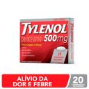 Tylenol Paracetamol 500mg 20 comprimidos