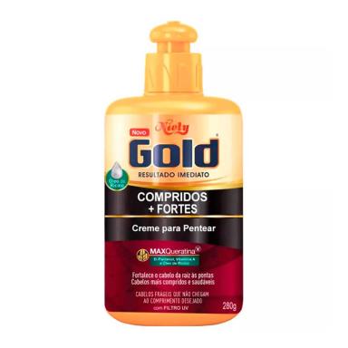 Creme para pentear Niely Gold Compridos + Fortes com 280g