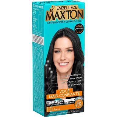 Kit Coloração Maxton Preto 1.0 com 1 unidade