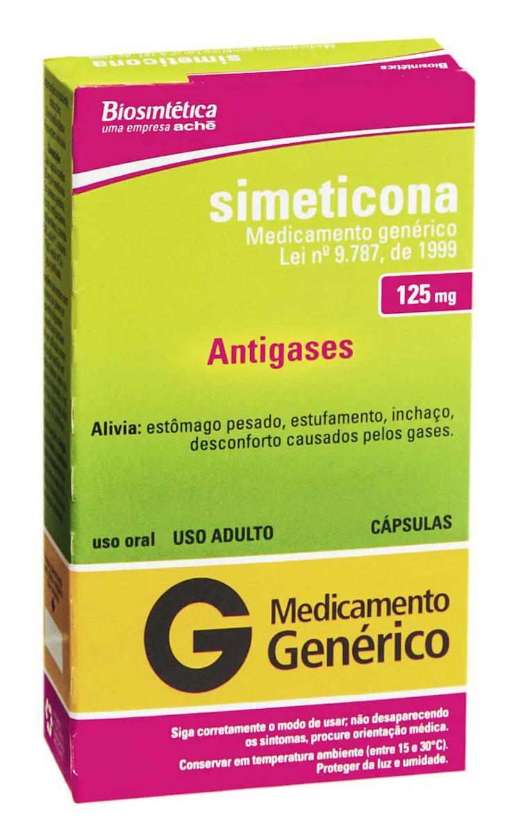 Biosintética Simeticona Simeticona 125mg 10 cápsulas