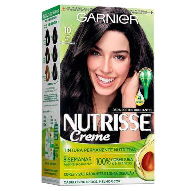 Tintura Permanente Nutrisse Creme 10 Preto Ônix