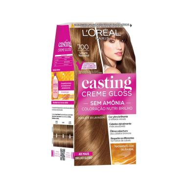 Tinta de Cabelo Casting Creme Gloss de L’Oréal Paris 700 Louro Natural 246g