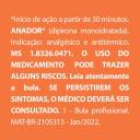 Anador Dipirona Monoidratada 500mg 24 comprimidos
