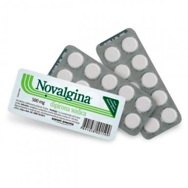 Novalgina Dipirona Monoidratada 500mg 10 comprimidos