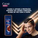 Shampoo Anticaspa Clear Men Queda Control com 200ml