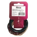 Elástico para Cabelo Ricca Basics sem Metal com 12 unidades