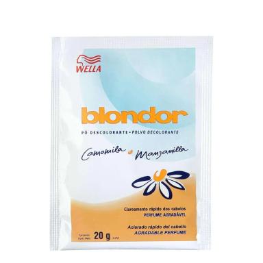 Pó Descolorante Blondor Camomila e Manzanilla Sachê com 20g