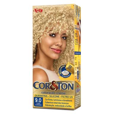Tintura Cor&Ton Niely 9.0 Louro Claríssimo com 1 Unidade