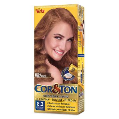 Tintura Cor&Ton Niely 8.3 Louro Dourado com 1 Unidade