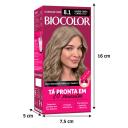 Mini Kit Biocolor Coloração Creme Louro Acinzentado Estiloso 8.1 com 1 unidade