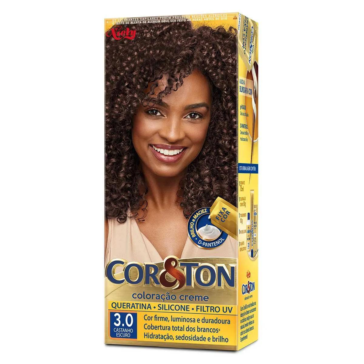 Tintura Cor&Ton Niely 3.0 Castanho Escuro