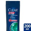 Shampoo Anticaspa Clear Men Limpeza Diária 2 em 1 com 200ml