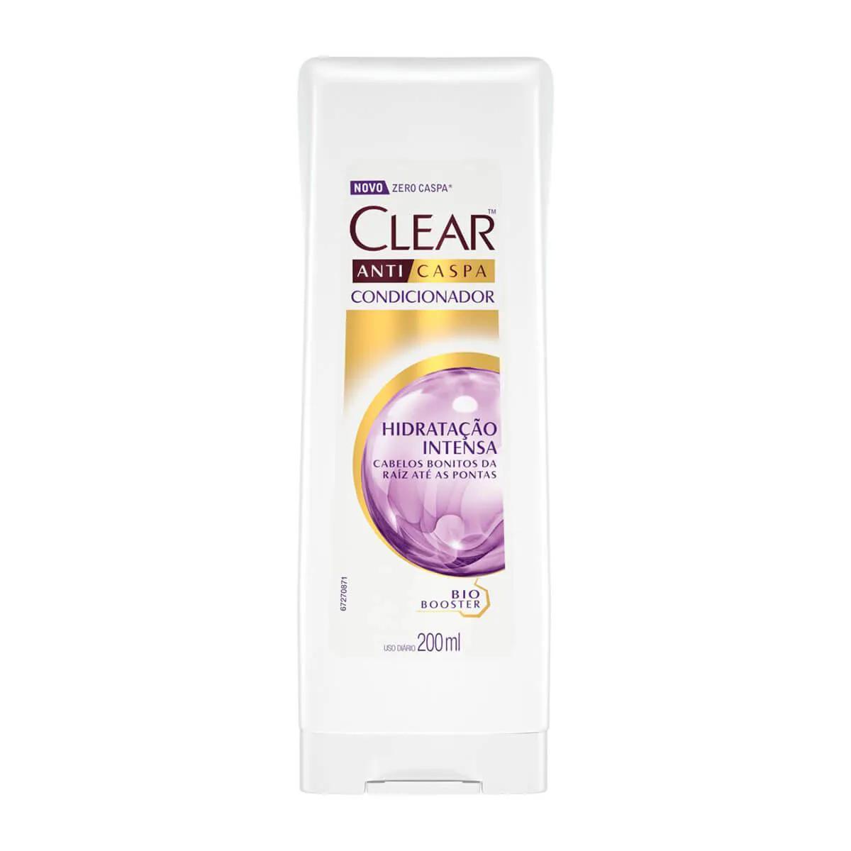 Condicionador Anticaspa Clear Hidratação Intensa com 200ml