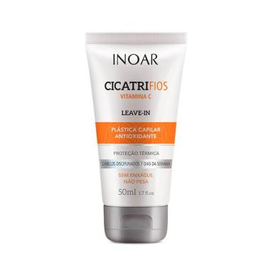 Leave-In Inoar Cicatrifios Vitamina C Plástica Capilar com Proteção Térmica com 50ml