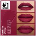 Batom Líquido Longa Duração Maybelline SuperStay Matte Ink City Edition 115 Founder 5ml
