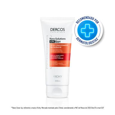 Condicionador Vichy Dercos Kera-Solutions Cabelos Danificados 200ml