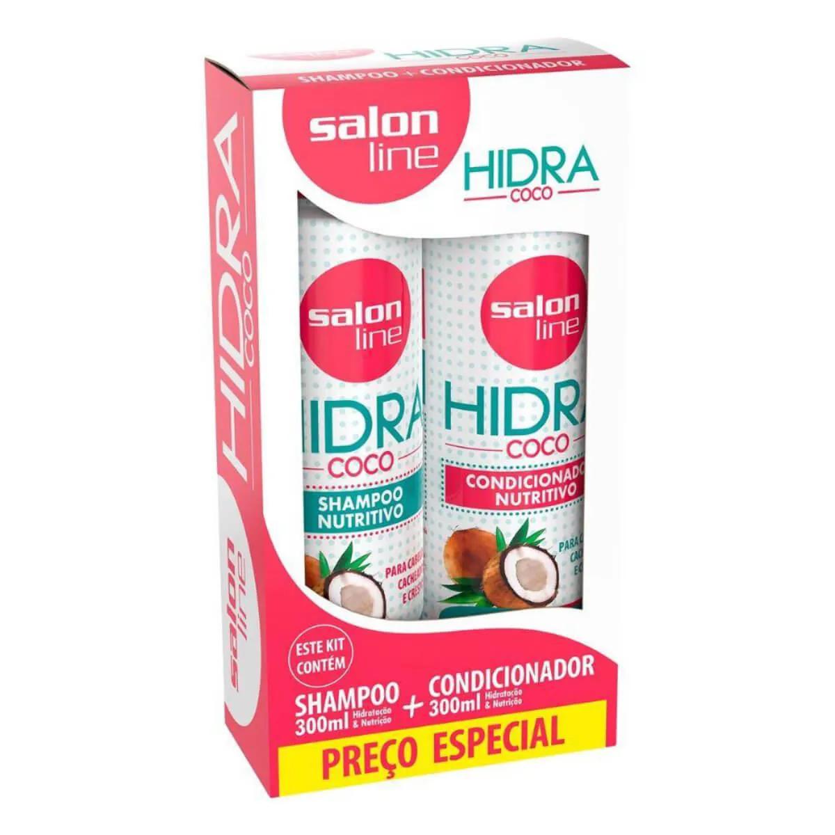 Kit Shampoo + Condicionador Salon Line Hidra Coco com 300ml cada