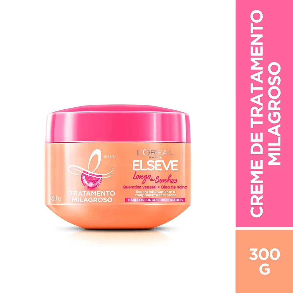 Creme de Tratamento L'Oréal Paris Elseve Longo dos Sonhos 300g