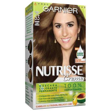 Tintura Permanente Nutrisse Creme 53 Castanho Claro Dourado com 1 Unidade