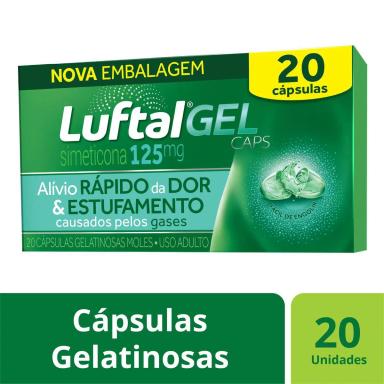 Kit 3 Simeticona 125mg Frasco 10 cápsulas + 1 Luftal Gel Caps Simeticona 125mg 20 cápsulas + 2 Dipirona Monoidratada 500mg 10 comprimidos Medley Genérico