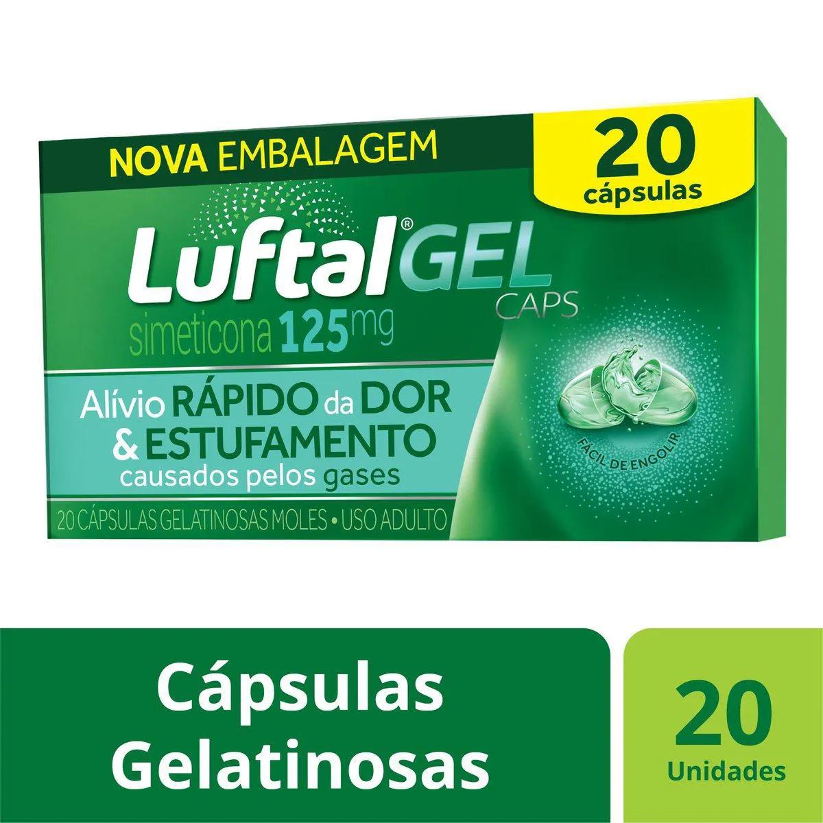 Luftal Gel Caps Simeticona 125mg 20 cápsulas
