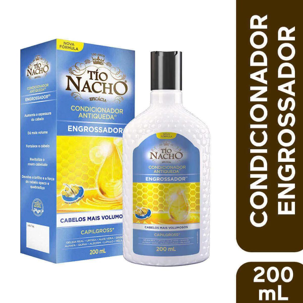 Condicionador Tío Nacho Antiqueda Engrossador com 200ml
