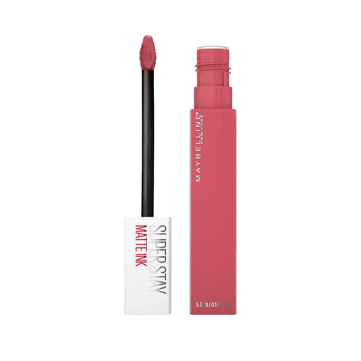 Batom Líquido Longa Duração Maybelline SuperStay Matte Ink 175 Ringleader 5ml