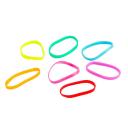 Mini Elástico Colorido Silicone Triss/Needs 50 unidades
