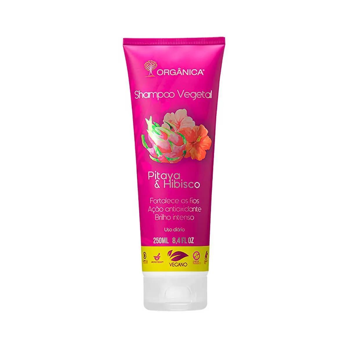 Shampoo Vegetal Orgânica Pitaya & Hibisco