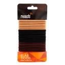 Elástico para Cabelo Triss/Needs Cores Preto, Marrom e Bege com 20 unidades